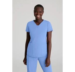 Serene Knit Scrub Top Ceil 3Xl