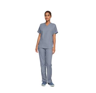 4700 Unisex Scrub Top Grey 3Xl