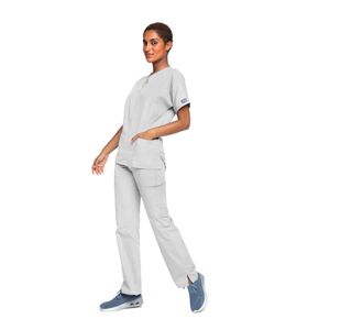 4700 Unisex Scrub Top White Xs
