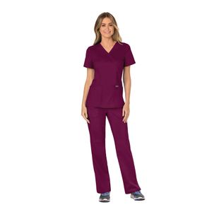 Revolution Mock Wrap Top Wine 3Xl