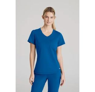 Flow Knit Scrub Top Royal Blue 5Xl