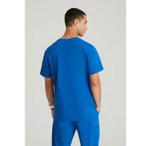 Flex Knit Scrub Top Royal Blue 2Xl