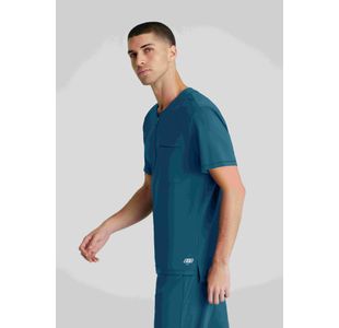 Flex Knit Scrub Top Bah Blue 5Xl