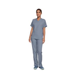 4700 Unisex Scrub Top Grey 4Xl