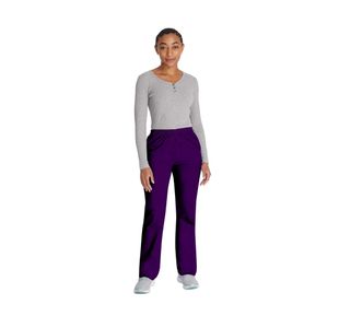 Signature Scrub Pants Eggplant M