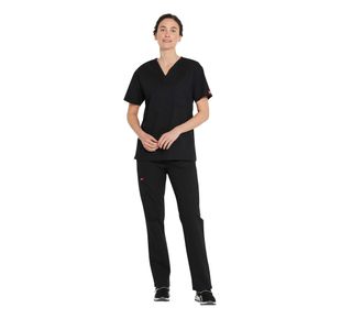Signature Scrub Top Black Xs