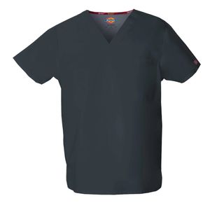 Signature Scrub Top Pewter Xs
