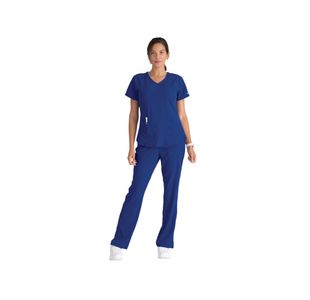 Breeze Womens Scrub Top Gal Blue 5Xl