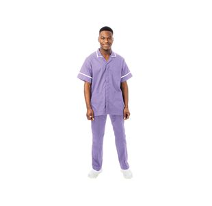 Philip Male Tunic Lilac/White 48