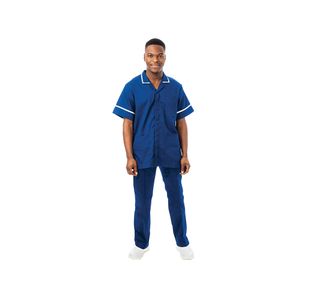 Philip Male Tunic Buga Blu/Wht 40