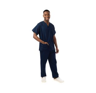 Unisex Lwt Scrub Top Navy Xs