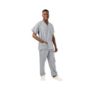 Unisex Lwt Scrub Top Pale Grey S