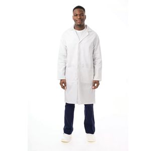 Prof Unisex Laboratory Coat White 48