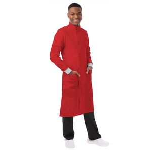 Howie Lab Coat Regular Red 48