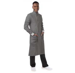 Howie Lab Coat Regular Silver 46
