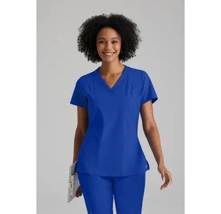 One Racer Scrub Top Cobalt 5Xl