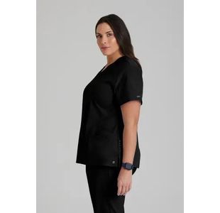 One Pulse Scrub Top Black 2Xl