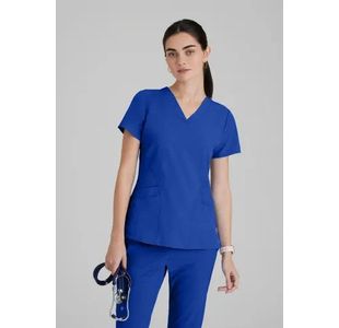 One Pulse Scrub Top Cobalt 4Xl