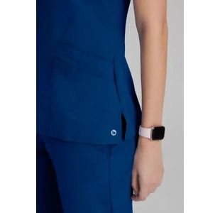 One Pulse Scrub Top Indigo 3Xl