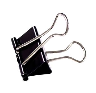 Foldback Clip 25Mm Blk Pk100