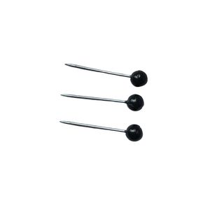 Map Pins Black 4.5Mm Spherical Pk100