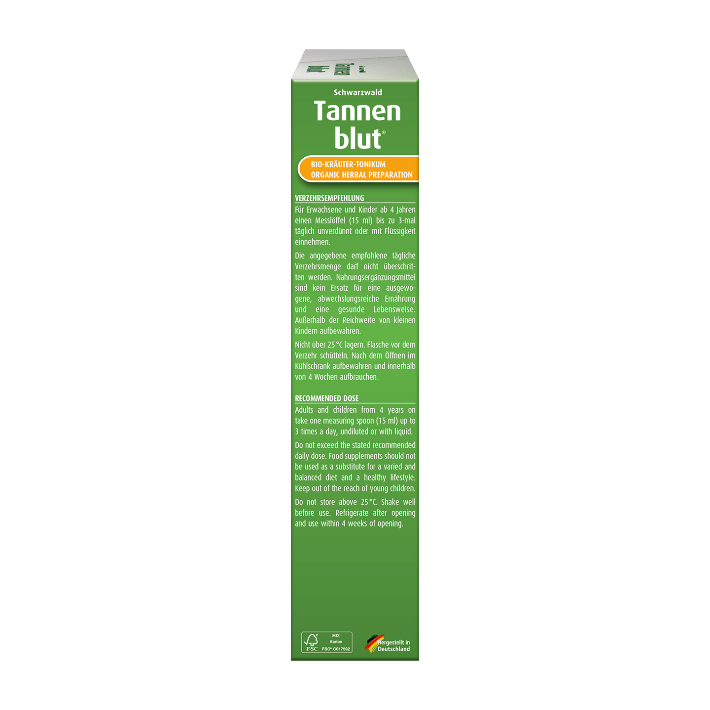 Tannenblut® Organic Herbal Preparation