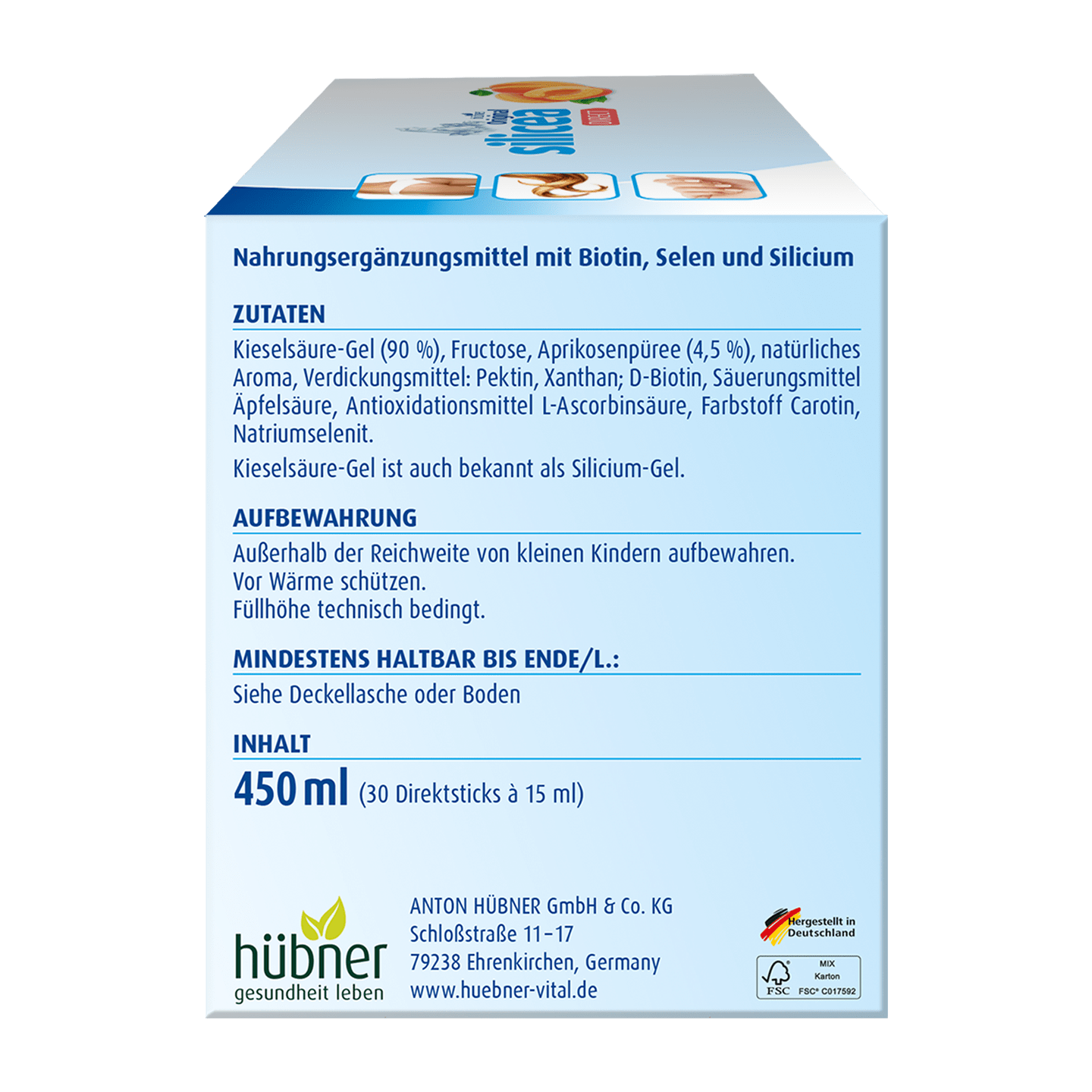 Hübner Original Silicea® DIRECT apricot