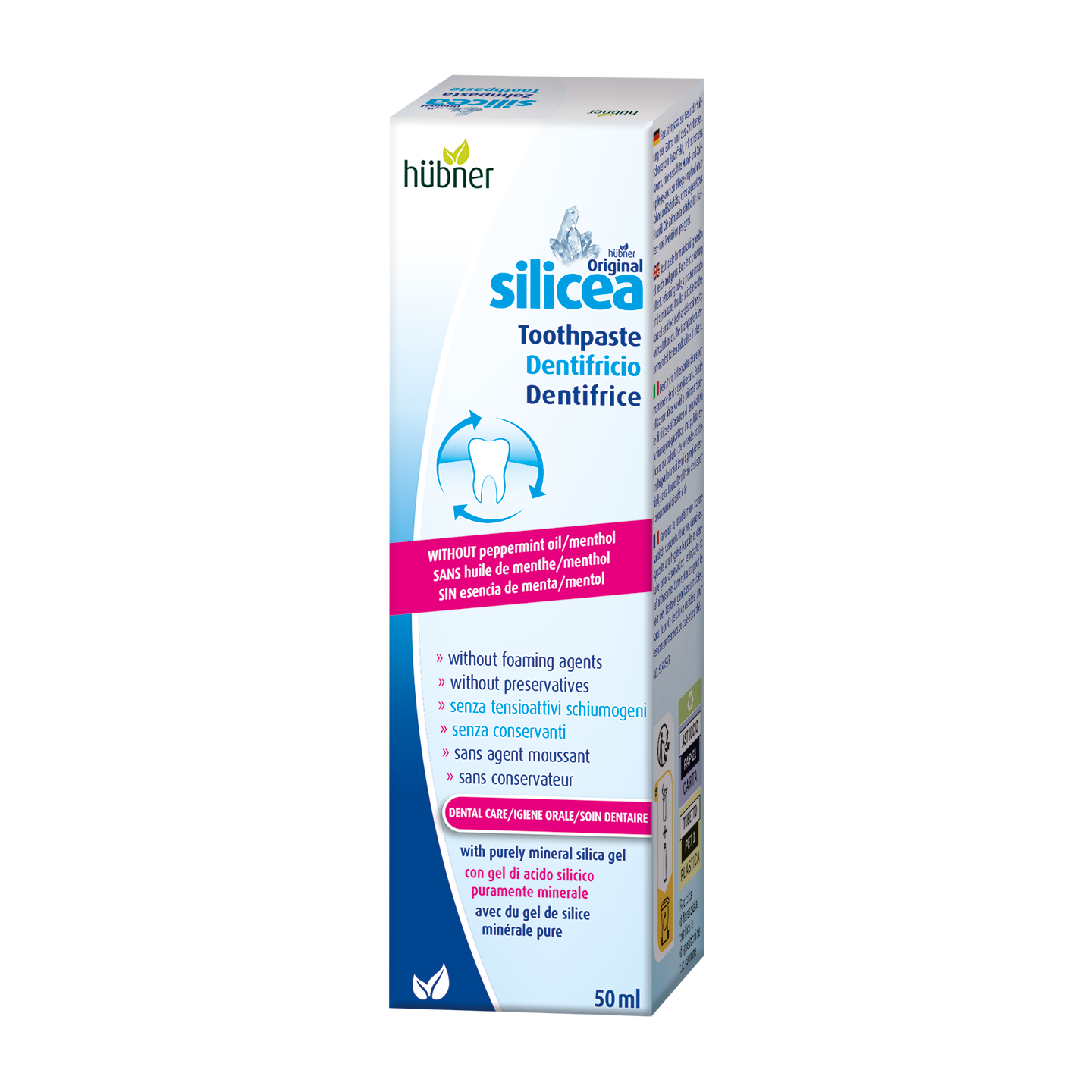 Hübner Original silicea® toothpaste without peppermint oil