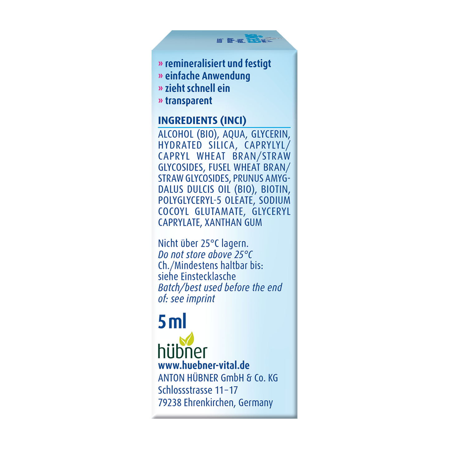  Hübner Original silicea® nail care serum
