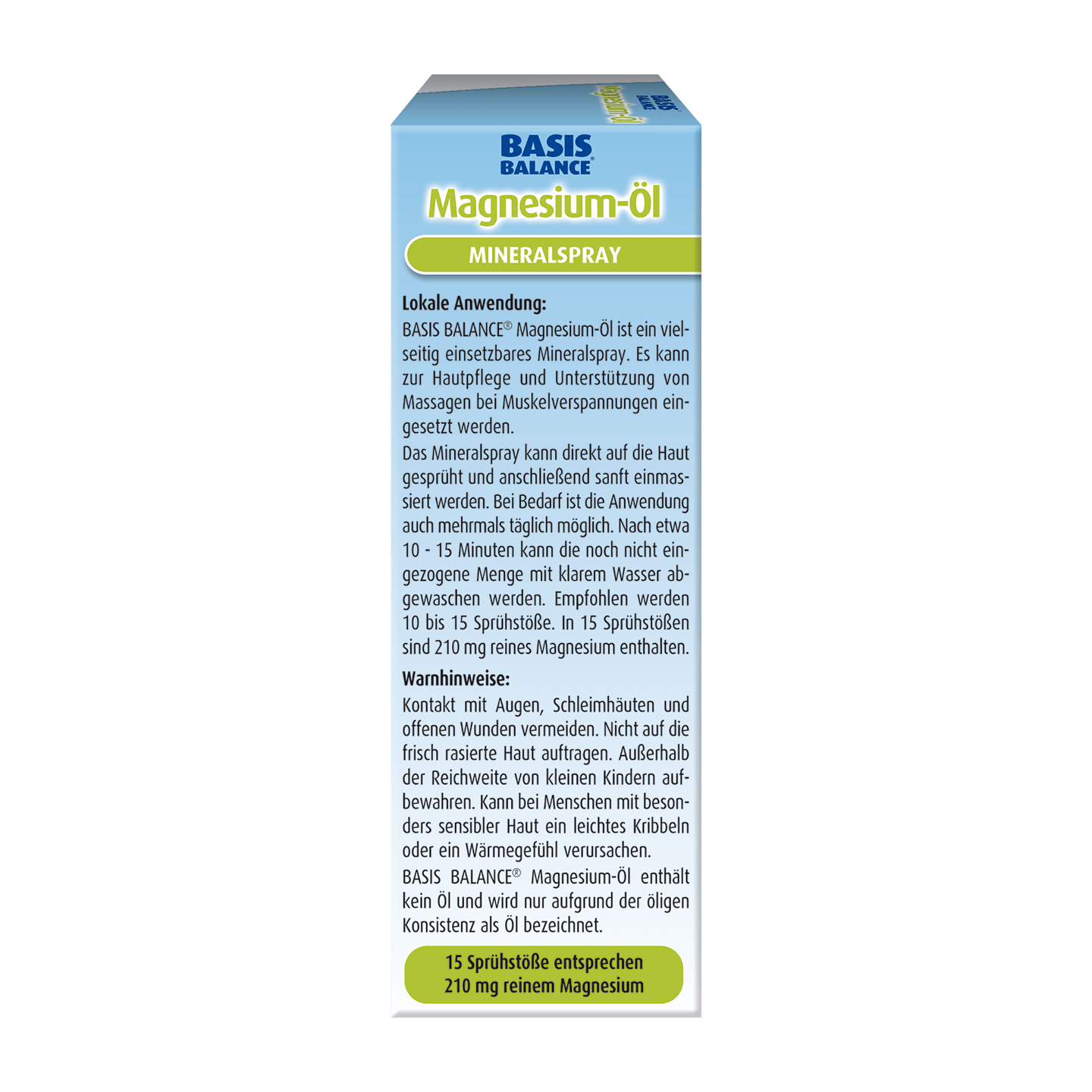 BASIS BALANCE® Magnesium Oil