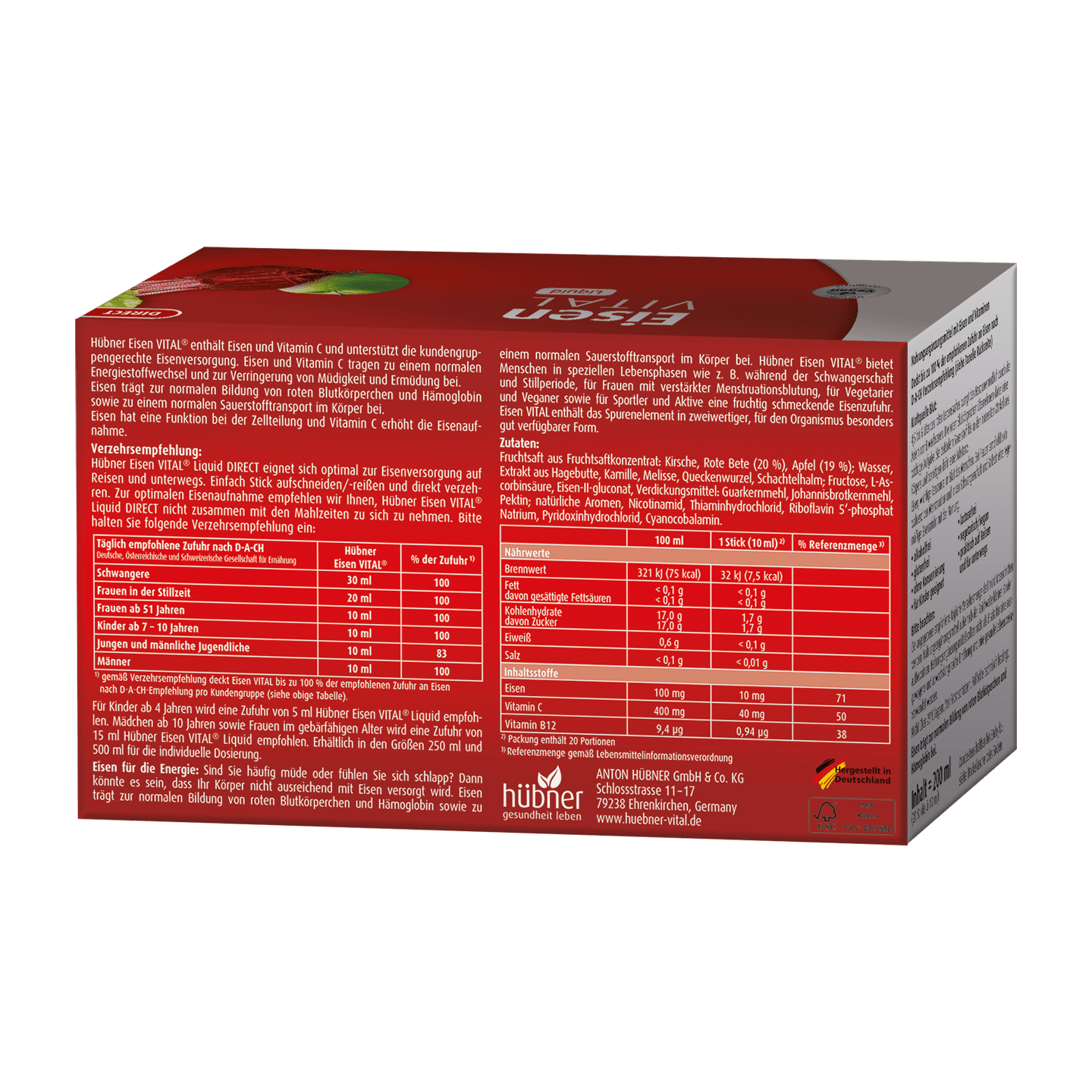 Hübner Iron VITAL® Liquid Direct