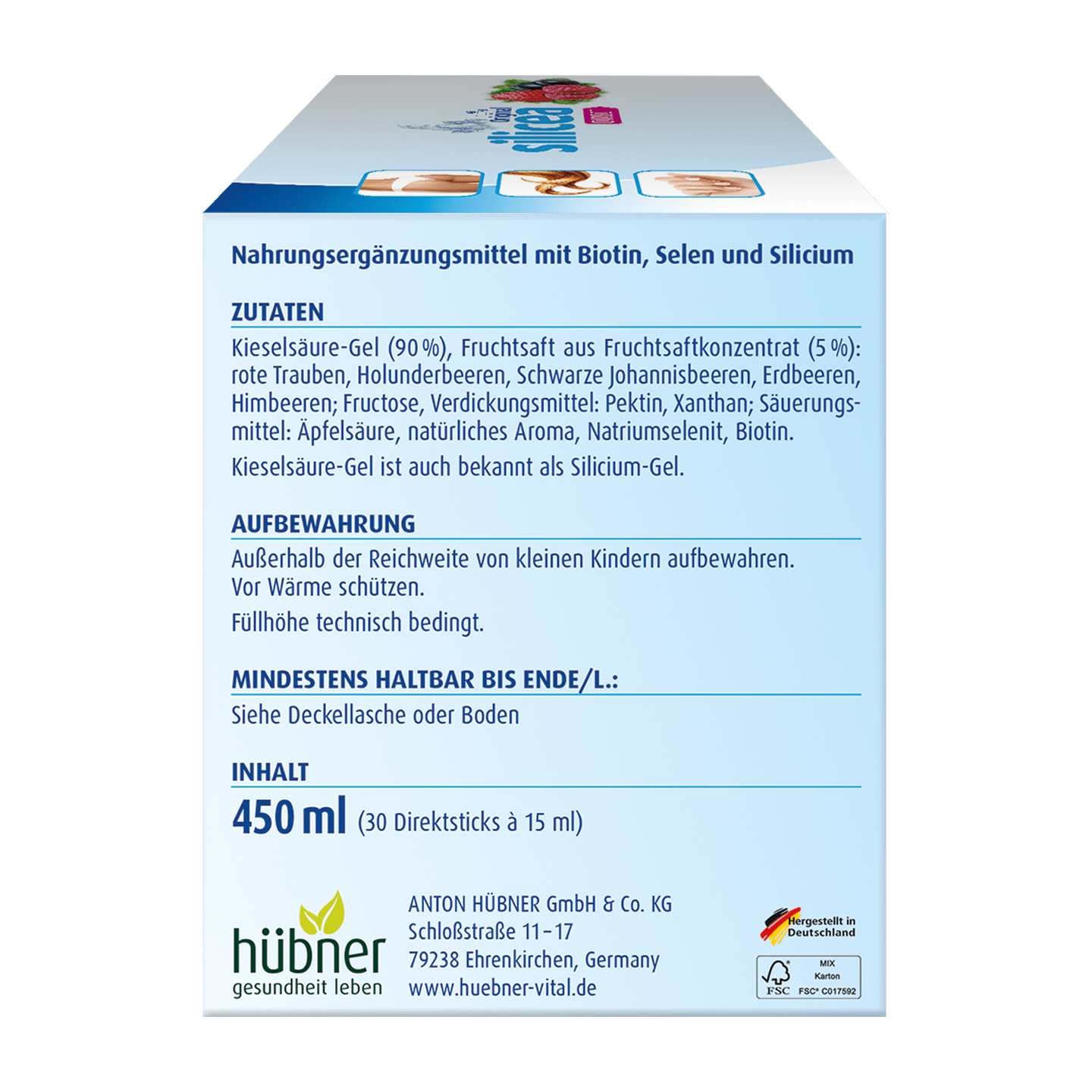 Hübner Original Silicea® DIRECT redberries