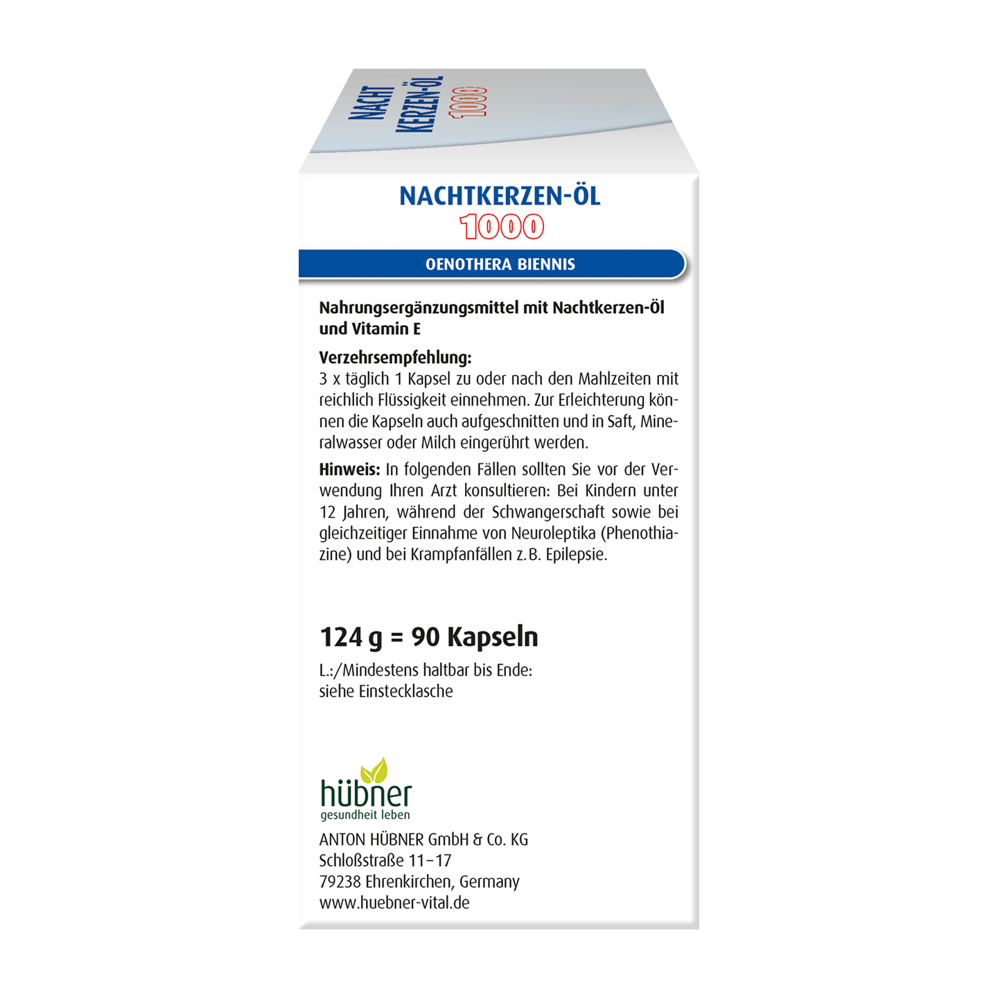 Evening Primrose Oil capsules 1,000 mg
