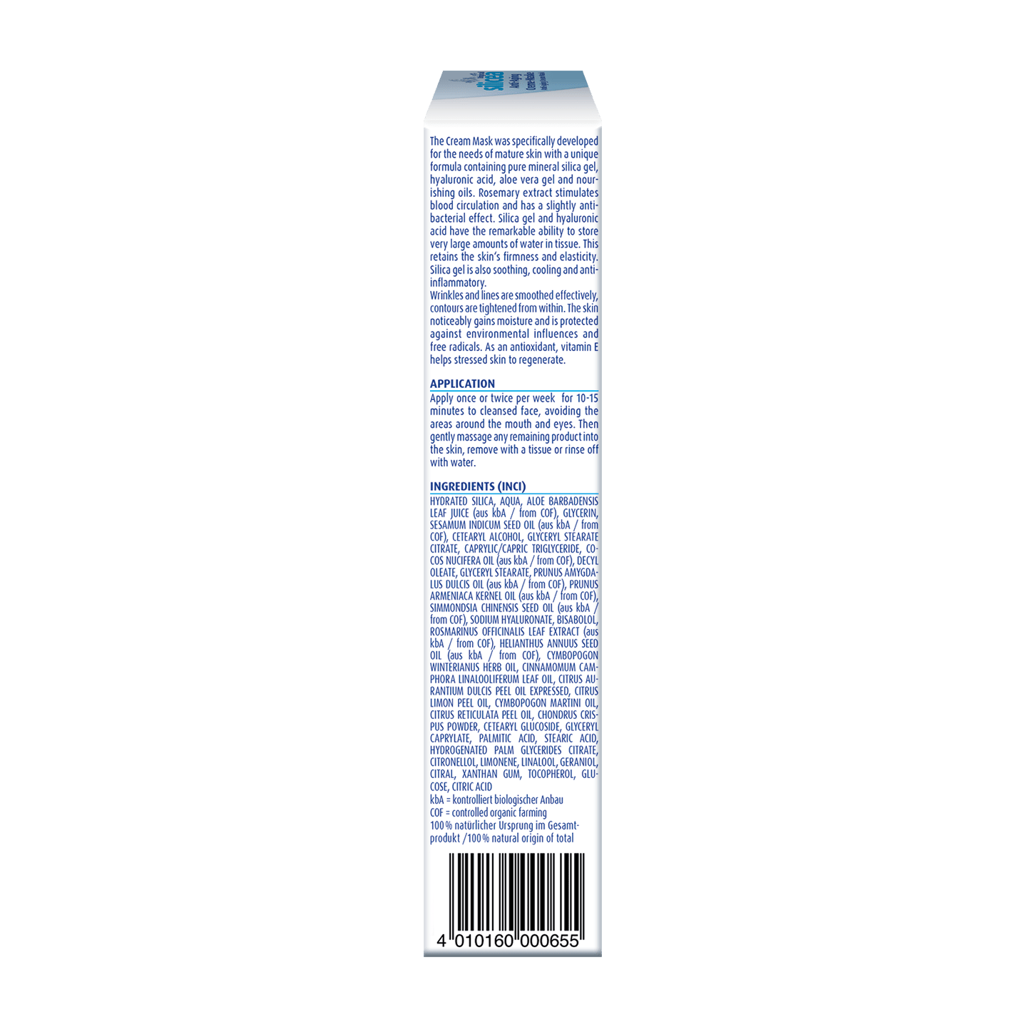 Hübner Original Silicea® Anti-Aging Cream Mask