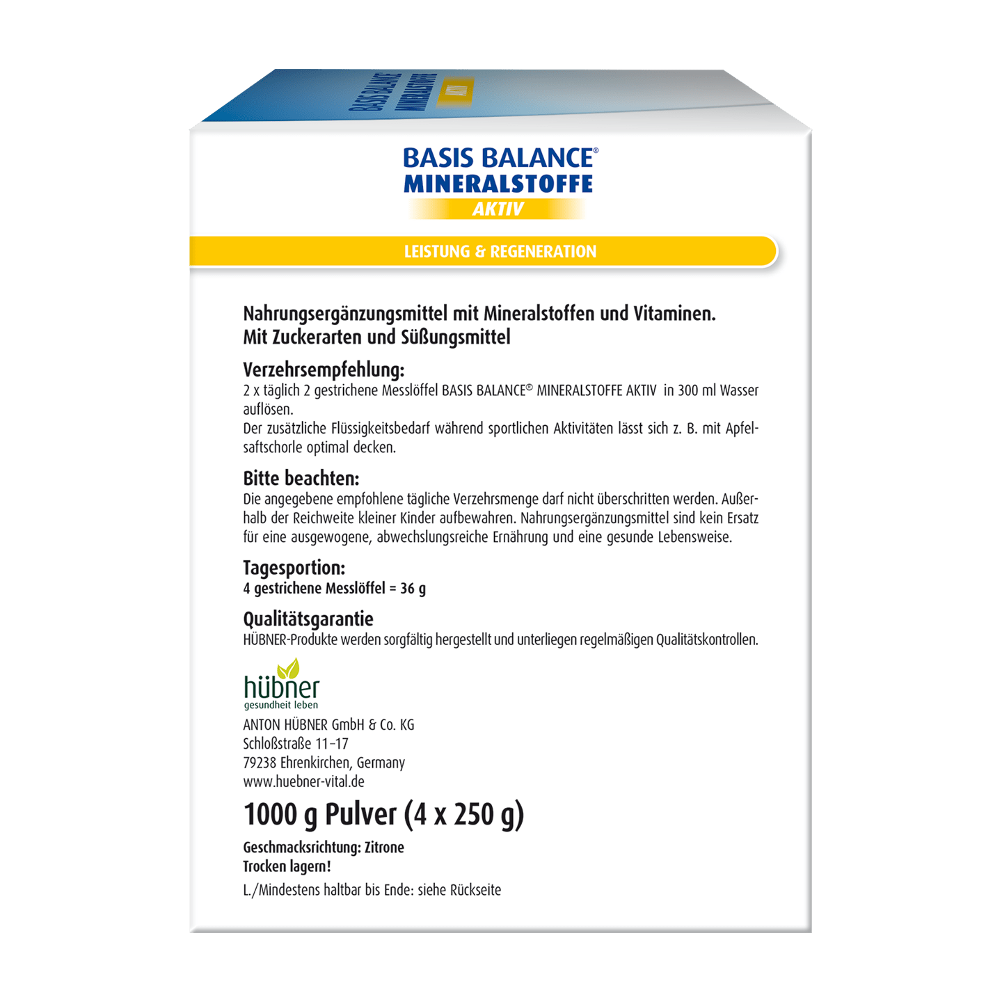  BASIS BALANCE ® MINERALS AKTIV