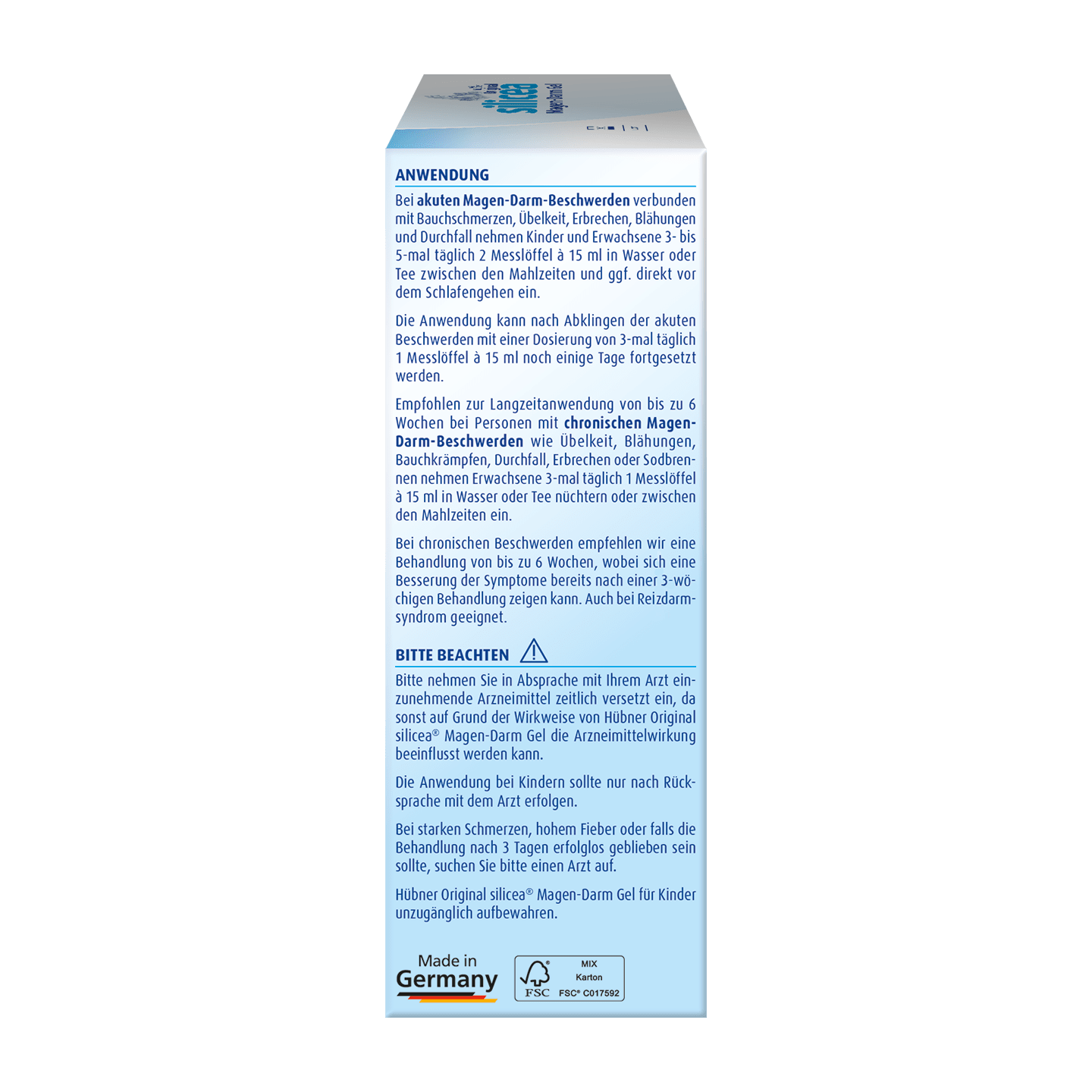  Hübner Original Silicea® Gastro-Intestinal Gel