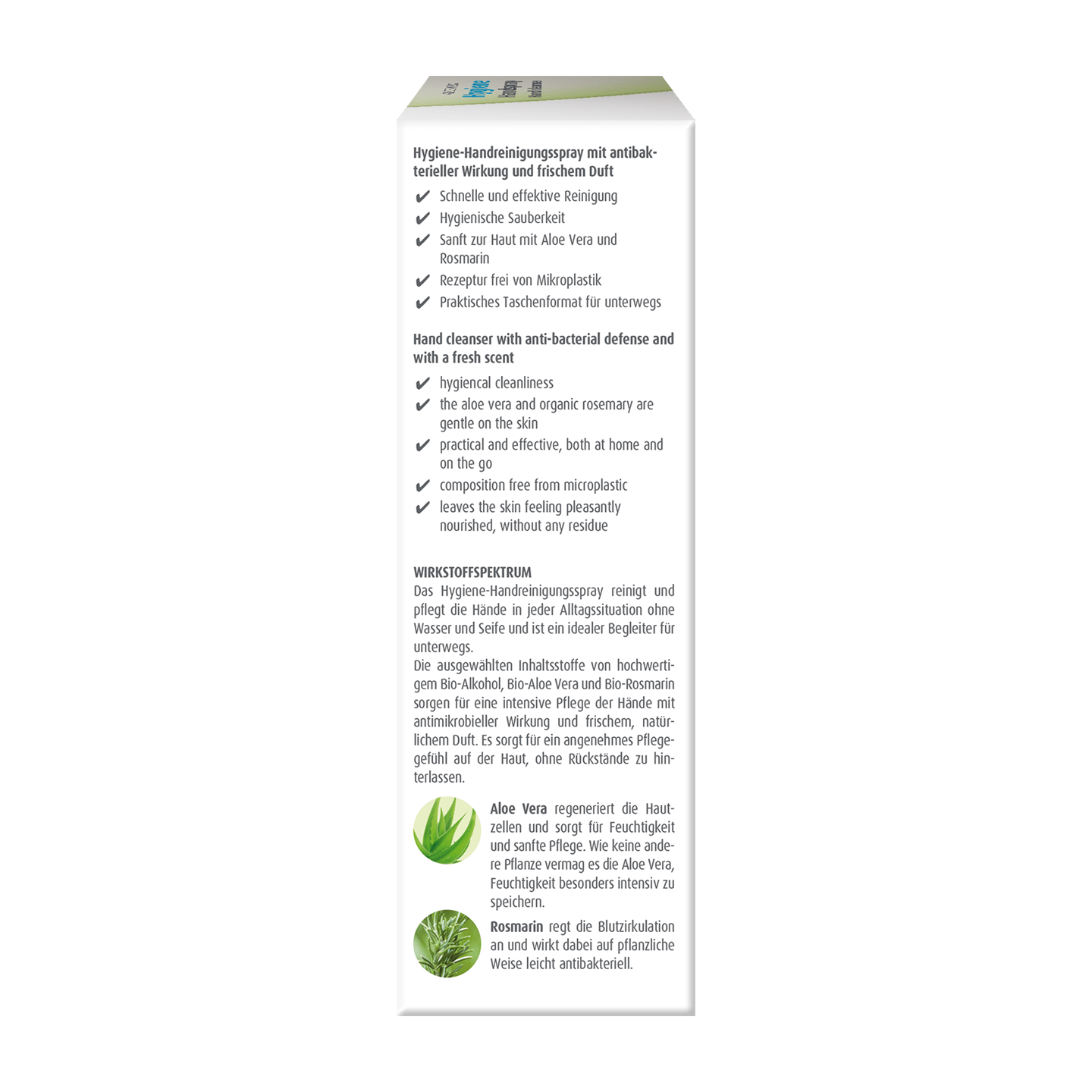Aloe Vera Hand cleanser