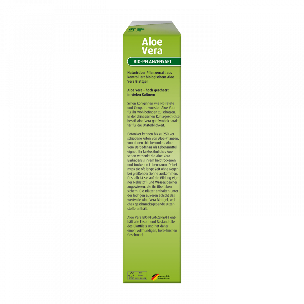 ALOE VERA BIO-Pflanzensaft naturtrüb