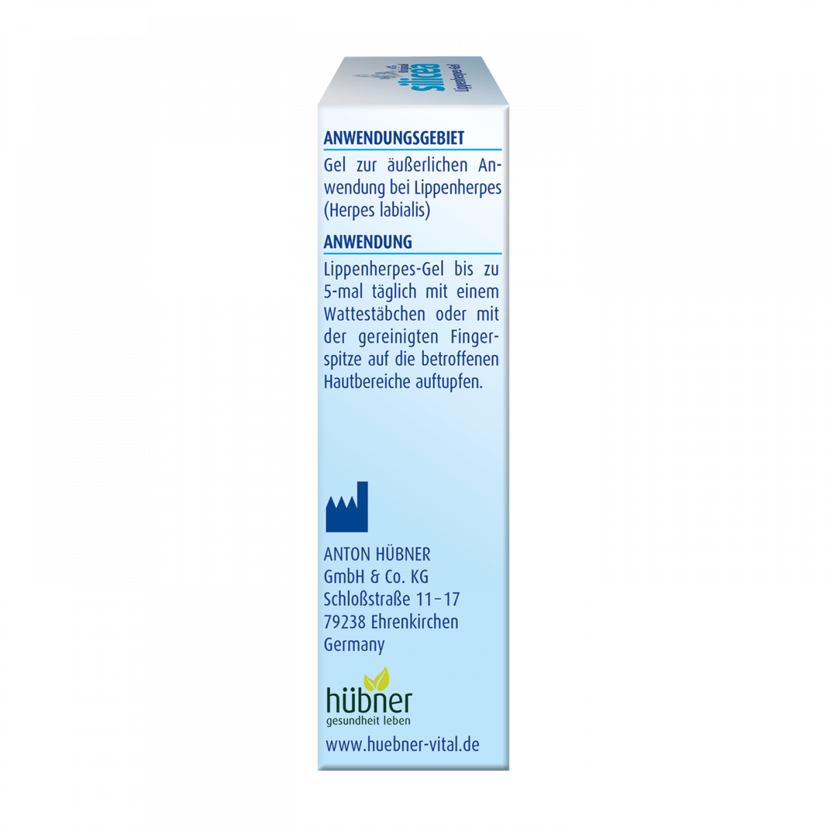 Hübner Original silicea® Cold Sore Gel