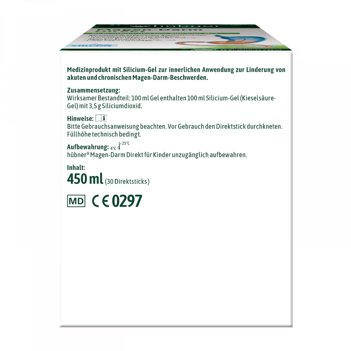 Hübner Magen-Darm Gel 500ml - Mineralisches Gel Bei Verdauungsbeschwerden