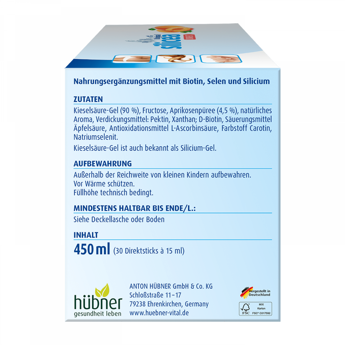 Hübner Original Silicea® DIRECT apricot