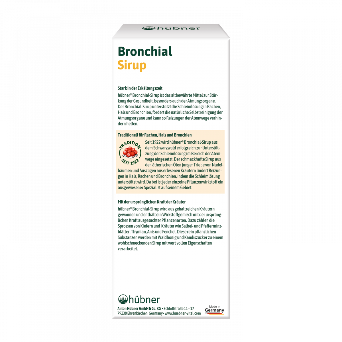 Bronchial-Sirup 250ml