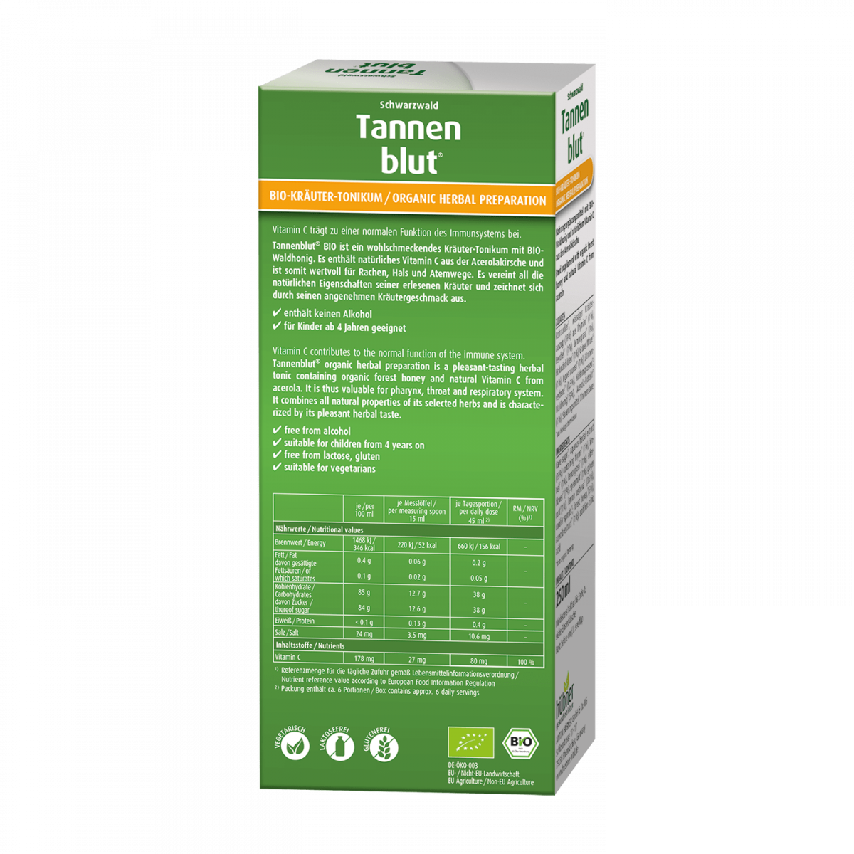 Tannenblut® Organic Herbal Preparation