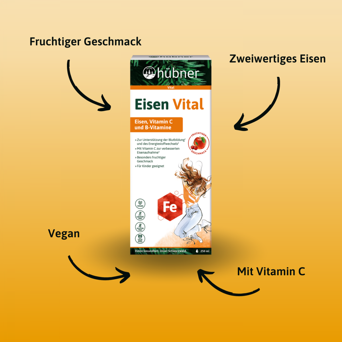 hübner® Eisen Vital 250 ml  links