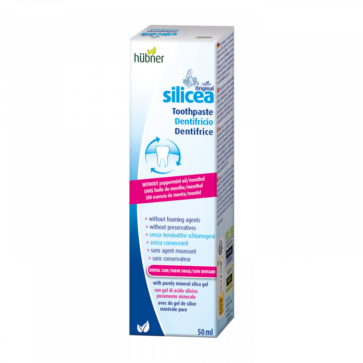 Hübner Original silicea® toothpaste without peppermint oil