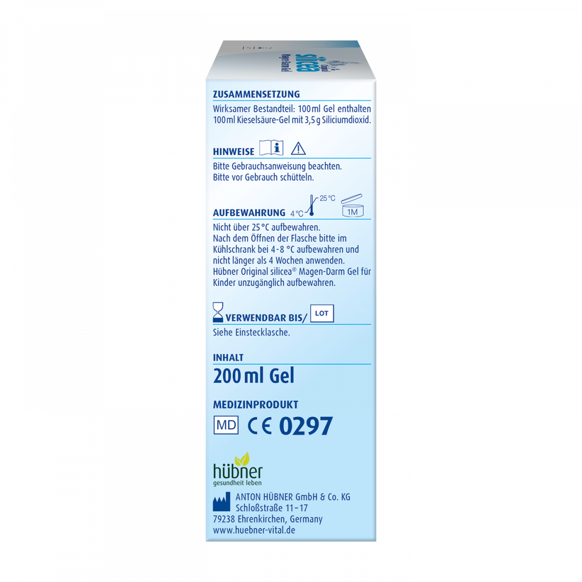  Hübner Original Silicea® Gastro-Intestinal Gel