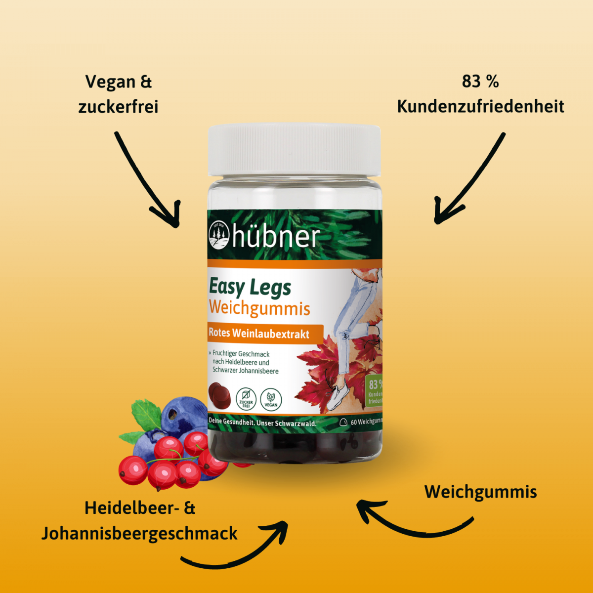 hübner Easy Legs Weichgummis