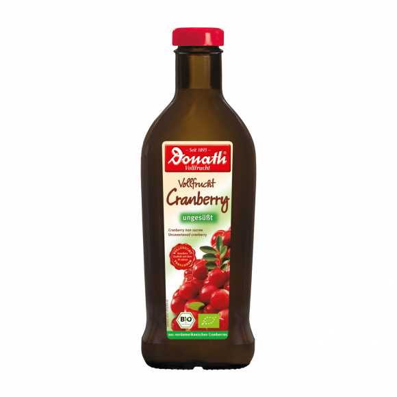 Donath® BIO Vollfrucht Cranberry ungesüßt vorne