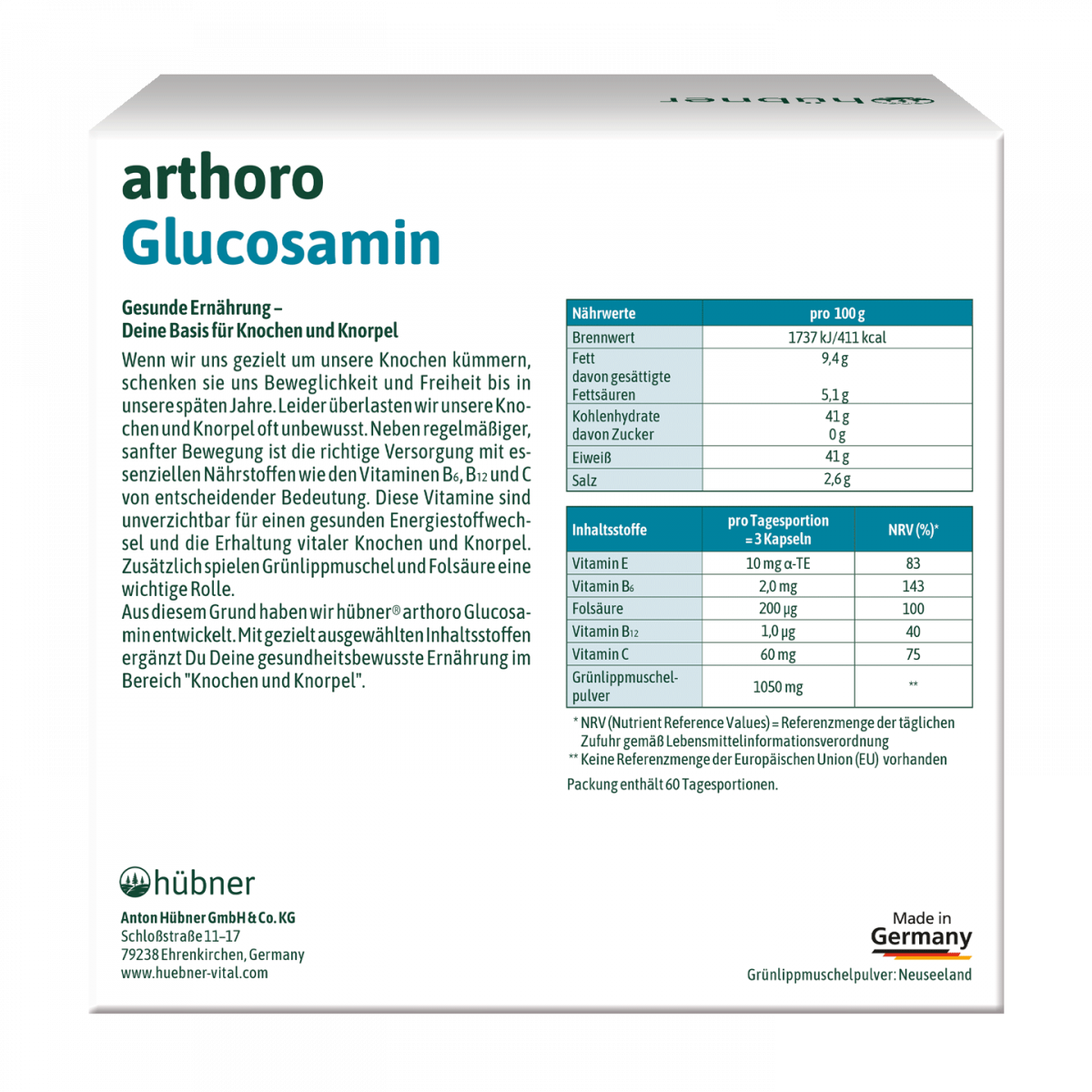 arthoro Glucosamin