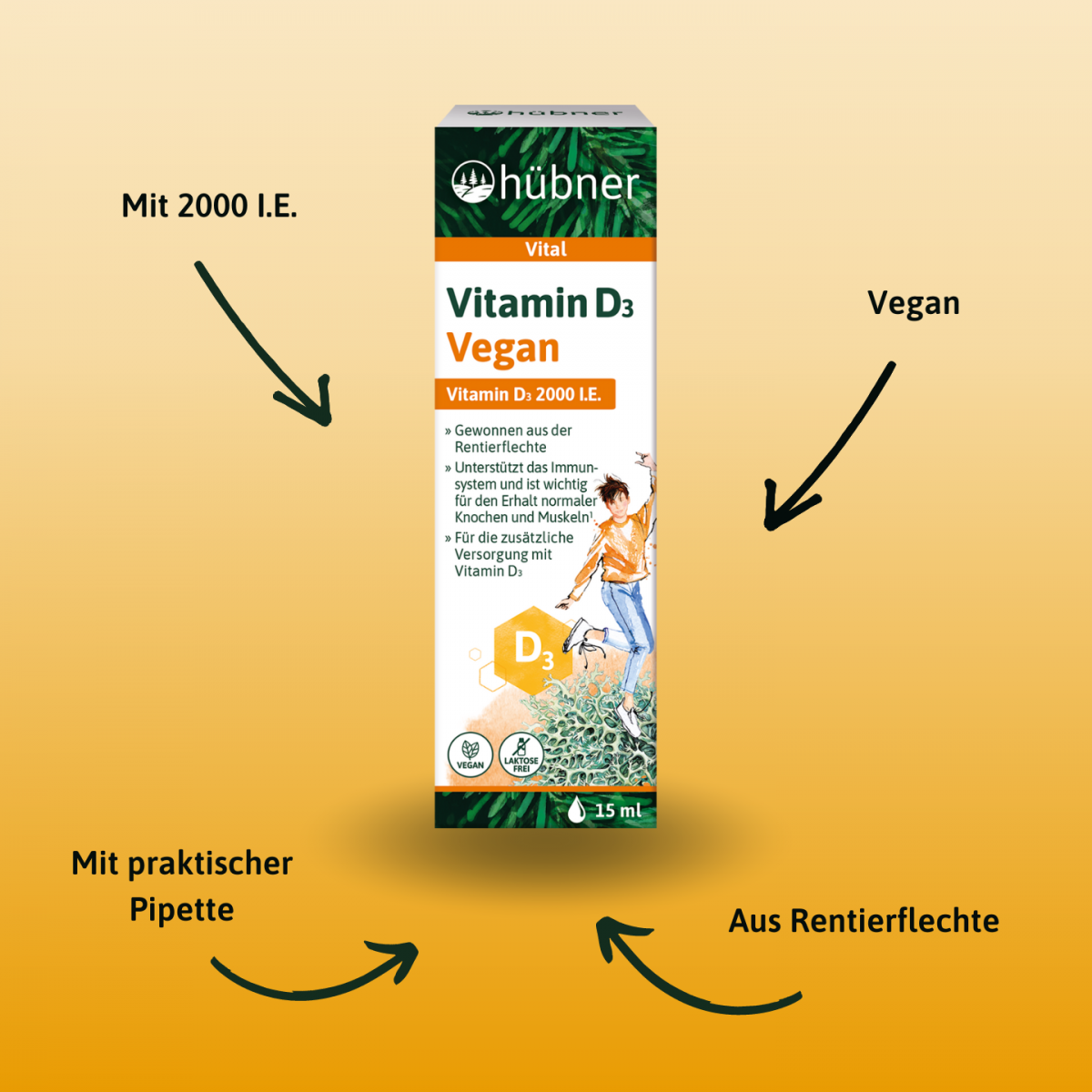 hübner Vitamin D3 Vegan